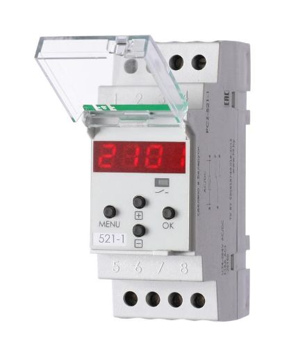 Изображение Реле времени PCZ-521-1 16А 24-264В AC/DC 1п IP20 1 канал-125 пар включ./выключ. суточн./недел. циклы монтаж на DIN-рейке (аналог ТЭ-15) F&F EA02.002.010