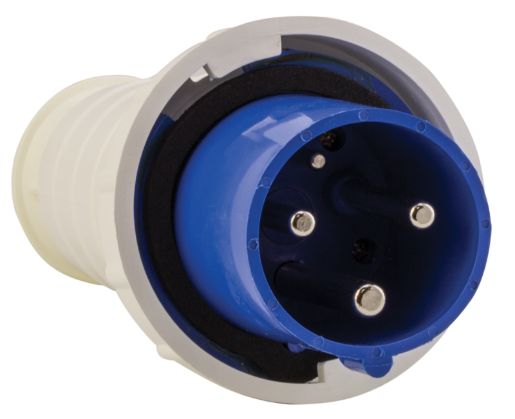 Изображение Вилка переносная 033 63А 2P+PE 220В IP67 EKF ps-033-63-220