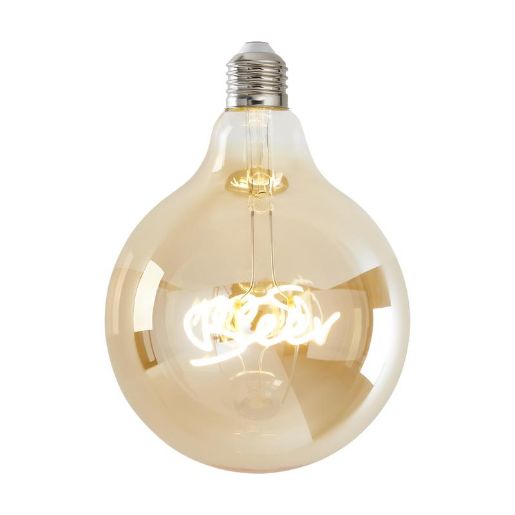 Изображение Лампа светодиодная филаментная Loft 271 G125 4Вт 2500К E27 Voltega 8555