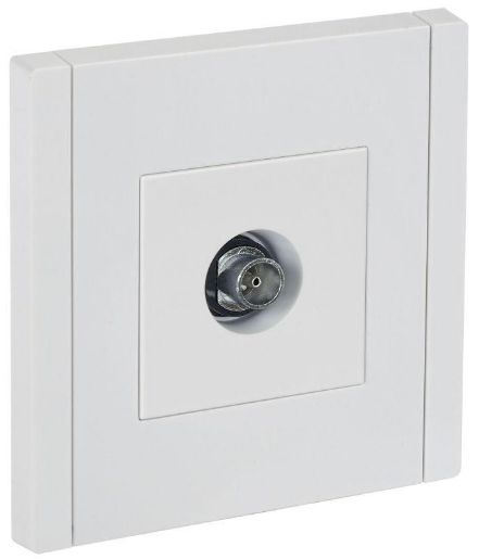 Изображение Розетка TV оконечная FORTE&PIANO FP228 бел. IEK FP-A10-O-K01