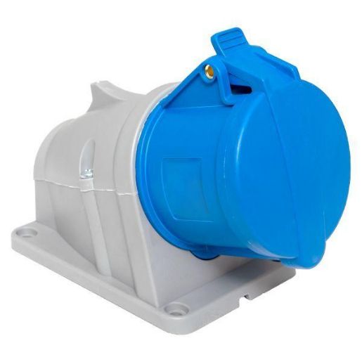 Изображение Розетка стационарная наружная 123 2Р+РЕ 32А 220В IP44 PROxima EKF ps-123-32-220-PRO