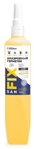 Изображение Герметик анаэробный для соединений больших диаметров (от 1дюйма) 250мл жел. SANFIX RTP 40751