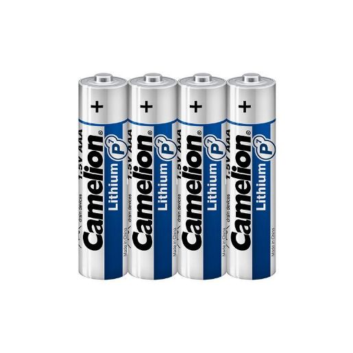 Изображение Элемент питания литиевый ААА/FR03 Lithium SP4 FR03-SP4 батарейка 1.5В (уп.4шт) Camelion 15242