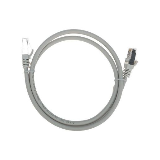 Изображение Патч-корд S/FTP CAT 6A (10G) RJ45-RJ45 28AWG LSZH сер. 1м Rexant 02-0390-1