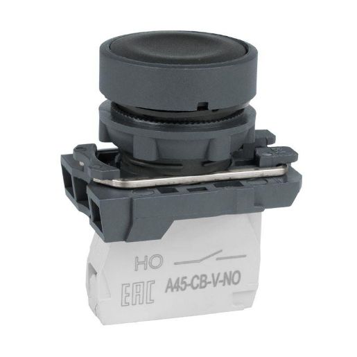 Изображение Кнопка OptiSignal D22 C5-P-210 черн. пластик 1НО XB5AA21 КЭАЗ 332180