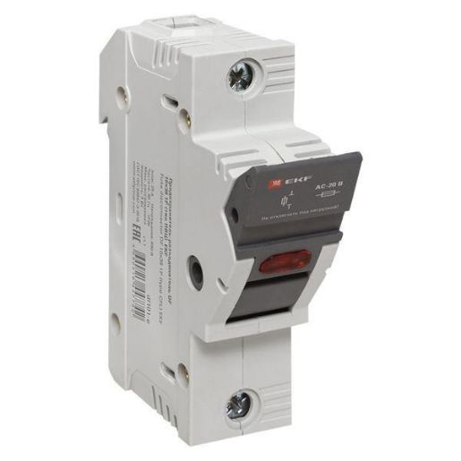 Изображение Предохранитель-разъединитель DF 10х38 1п (тип ПВЦ) EKF df101-e