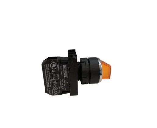 Изображение Переключатель 0-1 с фиксацией желт. (1НО) EMAS B100SL20S