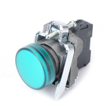 Изображение Лампа светосигнальная d22мм 230-240В AC зел. в сборе SE SB4BVM3