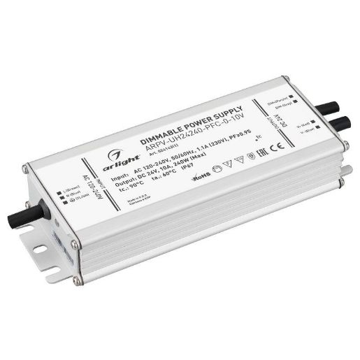 Изображение Блок питания ARPV-UH24240-PFC-0-10V 24В 10.0А 240Вт IP67 метал. Arlight 024143(1)