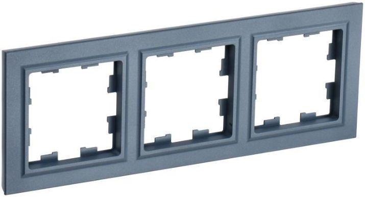 Изображение Рамка 3-м BRITE РУ-3-БрМ маренго IEK BR-M32-K35