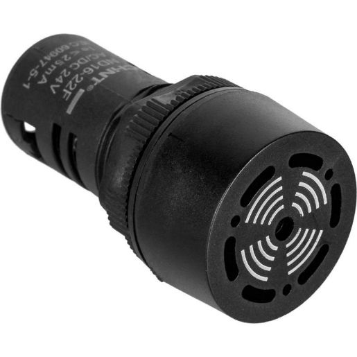 Изображение Сигнализатор звуковой ND16-22F d22мм черн. AC/DC 24В (R) CHINT 593380