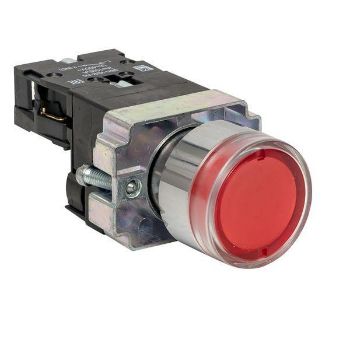 Изображение Кнопка BA42 с подсветкой 230В красн. NC PROxima EKF xb2-bw42-230