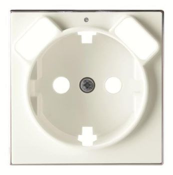 Изображение Накладка для розетки SCHUKO с 2хUSB ЗУ арт.8188.3 SKY бел. ABB 2CLA858830A1101