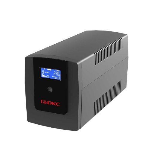 Изображение Источник бесперебойного питания ИБП Info LCD 1200В.А IEC C13 (4) USB + RJ45 DKC INFOLCD1200I