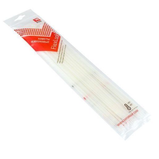 Изображение Хомут P6.6 3.6х370 FlexLock стандартный бел. (уп.100шт) PROxima EKF plc-fl-ctsw-3.6x370