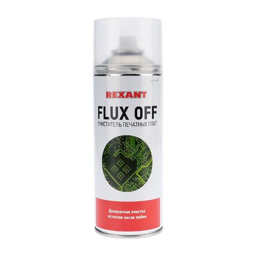 Изображение Очиститель печатных плат FLUX OFF 400мл Rexant 85-0003