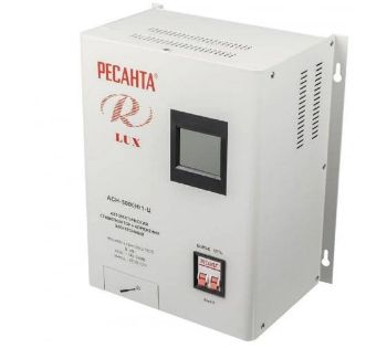 Изображение Стабилизатор напряжения АСН-8000Н/1-Ц 1ф 8кВт IP20 релейный Ресанта 63/6/17