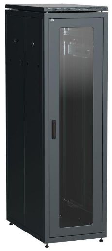 Изображение Шкаф сетевой 19дюйм LINEA N 42U 600х1000мм стеклянная передняя дверь черн. ITK LN05-42U61-G