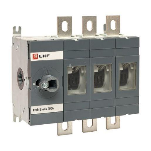 Изображение Рубильник 3п 400А без рукоятки управления TwinBlock PROxima EKF tb-s-400-3p