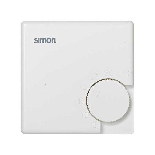 Изображение Механизм термостата комнатный тепло 10А 250В 5-30град. сл. кость Simon 75500-61