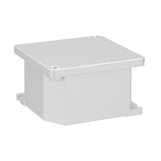 Изображение Коробка ответвительная 90х90х53мм IP66 RAL9006 окрашен. алюм. DKC 65300