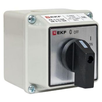 Изображение Переключатель кулачковый ПК-3-13 3П 16А "ВКЛ-ВЫКЛ" IP54 EKF pk-3-13-16