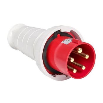Изображение Вилка переносная 035 63А 3P+PE+N 380В IP67 EKF ps-035-63-380