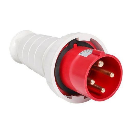 Изображение Вилка переносная 034 63А 3P+E 380В IP67 EKF ps-034-63-380