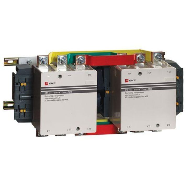 Изображение Контактор реверсивный КТЭ 400А кат. 230В AC 2НО EKF ctr-b-r-400