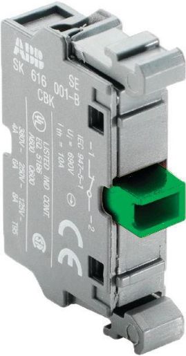 Изображение Блок контактов MCB-10 фронт. монтаж 1НО ABB 1SFA611610R1001
