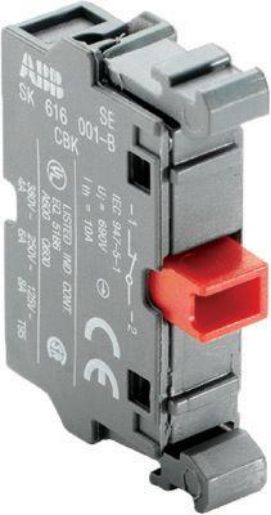 Изображение Блок контактов MCB-01 фронт. монтаж 1Н3 ABB 1SFA611610R1010