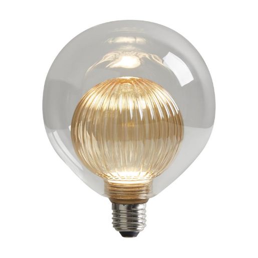 Изображение Лампа светодиодная филаментная Loft 271 G125G8027 4Вт 3000К E27 Voltega 8572