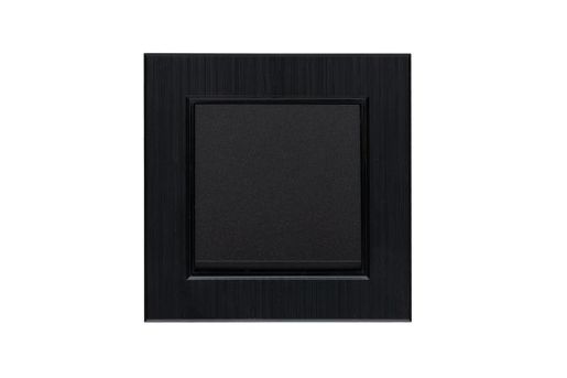 Изображение Выключатель 1-клав. Karea LINE STAR чер. Makel 86054001