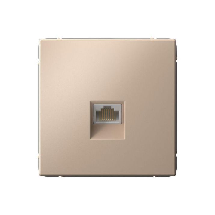 Изображение Розетка компьютерная ArtGallery RJ45 кат.5E механизм песочн. SE GAL001283