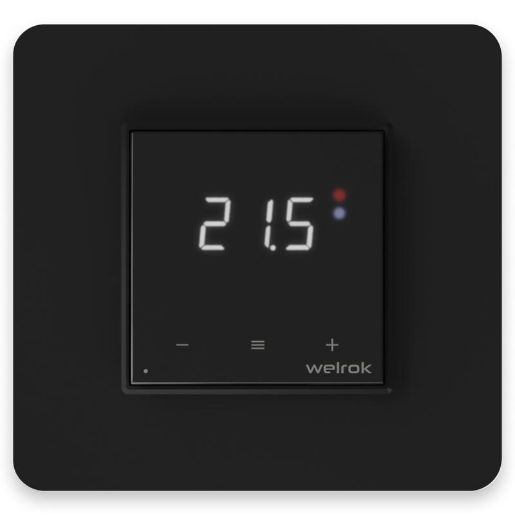 Изображение Терморегулятор для теплого пола с Wi-Fi оz bk Welrok 4660251140601