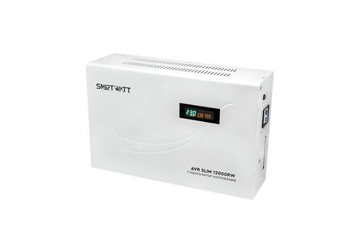 Изображение Стабилизатор напряжения настенный SMARTWATT AVR SLIM 12000RW 4512020310008