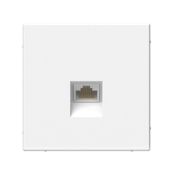 Изображение Розетка компьютерная ArtGallery RJ45 кат.6A механизм бел. SE GAL000186