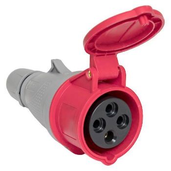 Изображение Розетка переносная 214 3Р+РЕ 16А 380В IP44 PROxima EKF ps-214-16-380-PRO