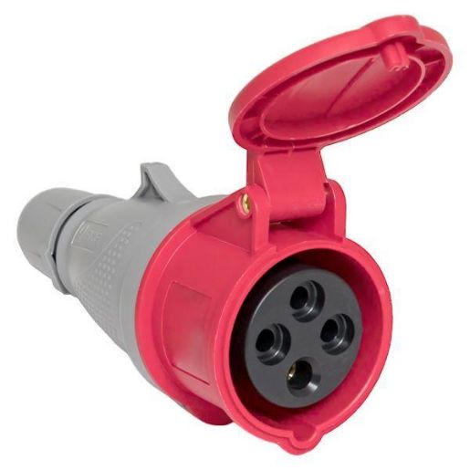 Изображение Розетка переносная 214 3Р+РЕ 16А 380В IP44 PROxima EKF ps-214-16-380-PRO