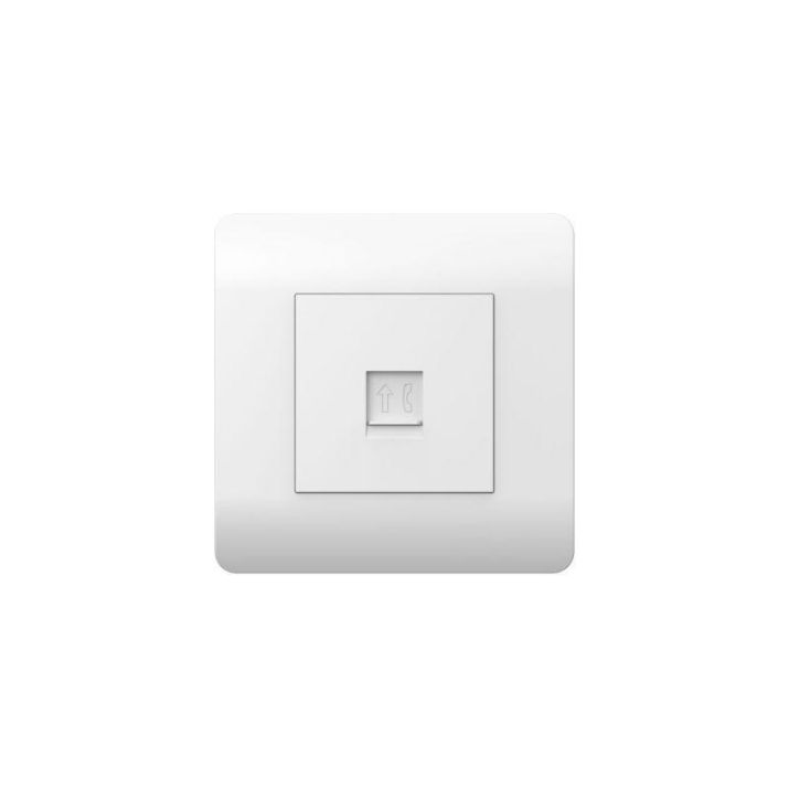 Изображение Розетка телефонная 1-м NEW3-E RJ11 бел. CHINT 431539