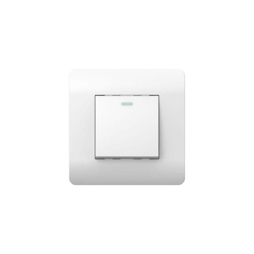 Изображение Переключатель 1-кл. NEW3-E 10А с подсветкой бел. CHINT 431522