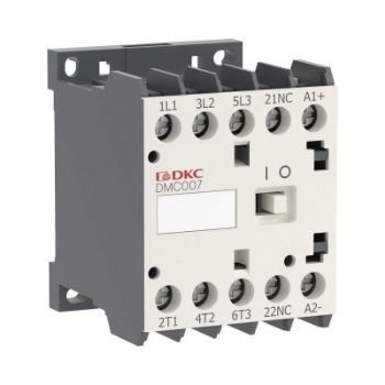 Изображение Миниконтактор YON DMC007 7А 3кВт AC3 3P кат. 220В AC 1НО YON DMC007-3C10A230