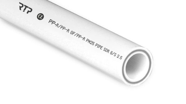 Изображение Труба PPR 32х5.4 PN25 стекловолокно бел. (дл.2м) RTP 10353