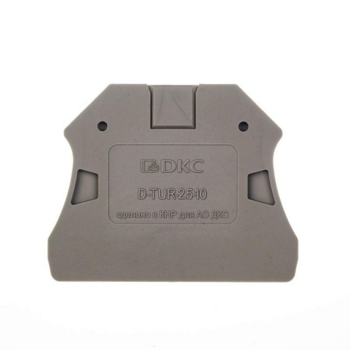 Изображение Изолятор торцевой для клемм TUR-2.5...10 DKC D-TUR-2.5-10