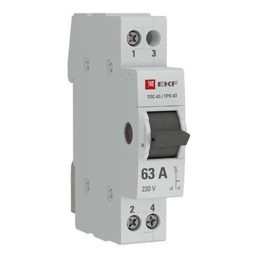 Изображение Переключатель трехпозиционный 1п 63А ТПС-63 PROxima EKF TPS163