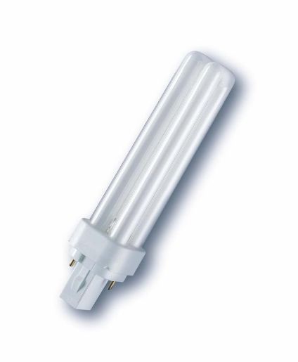 Изображение Лампа люминесцентная компактная DULUX D/E 26Вт/830 G24q-3 OSRAM 4099854122439