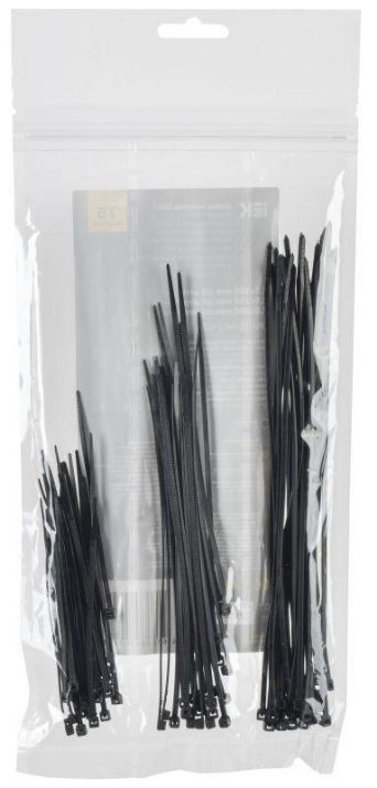 Изображение Набор хомутов 2.5х100; 2.5х150; 2.5х200 чер. (уп.75шт) IEK UNH35-N02-075