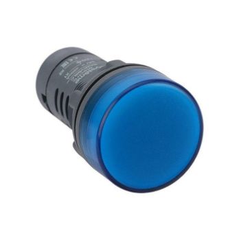 Изображение Лампа светосигнальная SB7 d22мм 230В AC син. моноблочная SE SB7EV06MP