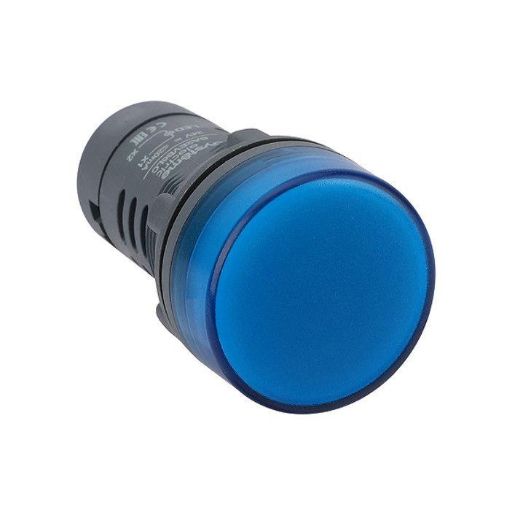 Изображение Лампа светосигнальная SB7 d22мм 230В AC син. моноблочная SE SB7EV06MP