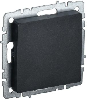 Изображение Заглушка c суппортом BRITE МЗ10-БрЧ механизм черн. IEK BR-PL10-K02